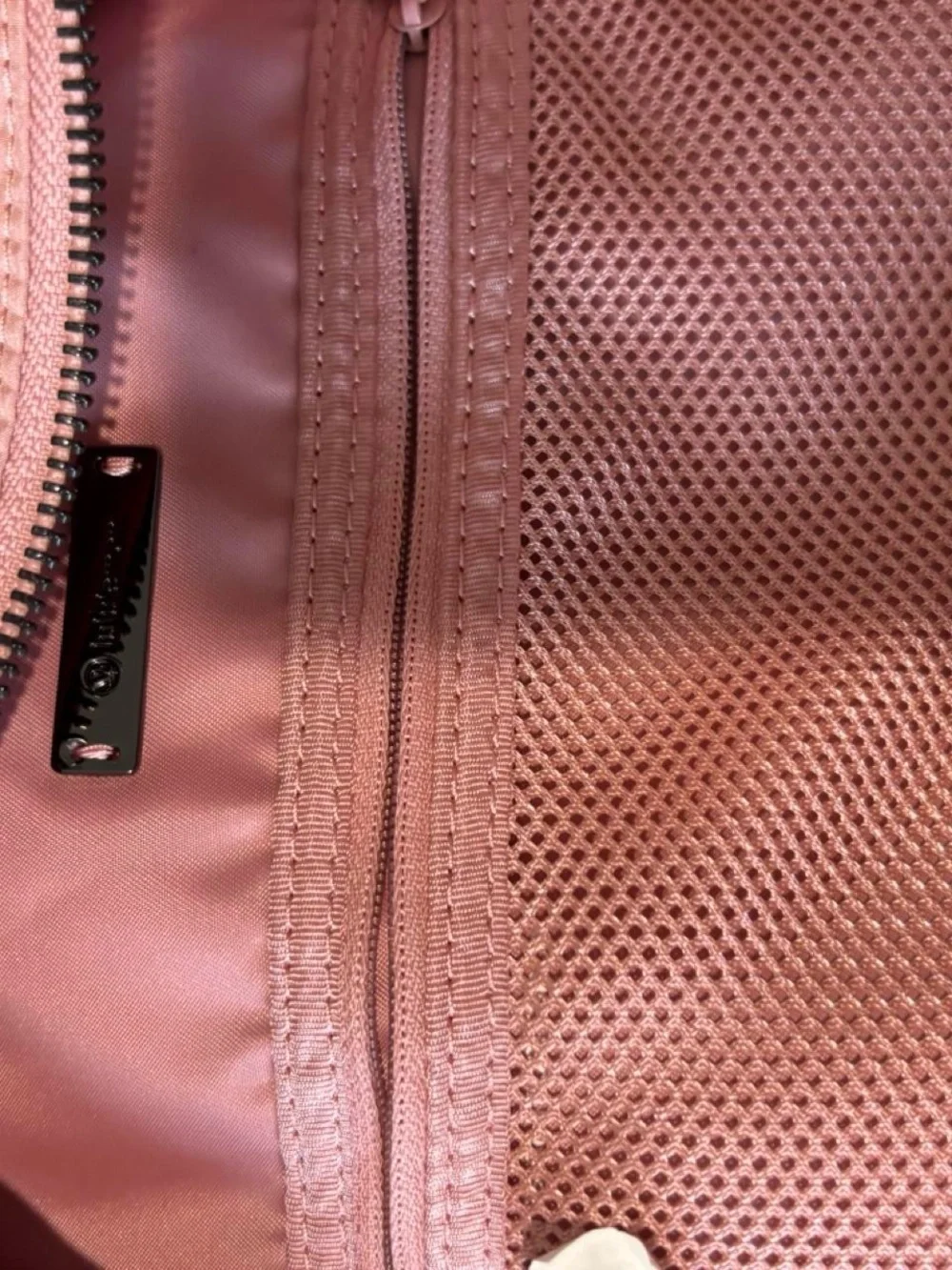 lululemon athletica Pink and Brown Two-Tone Backpack